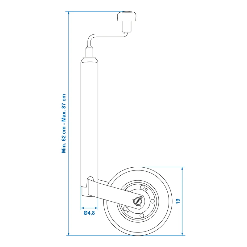 Neuswiel 48Mm Velg Metaal Met Rubberband 200X50Mm