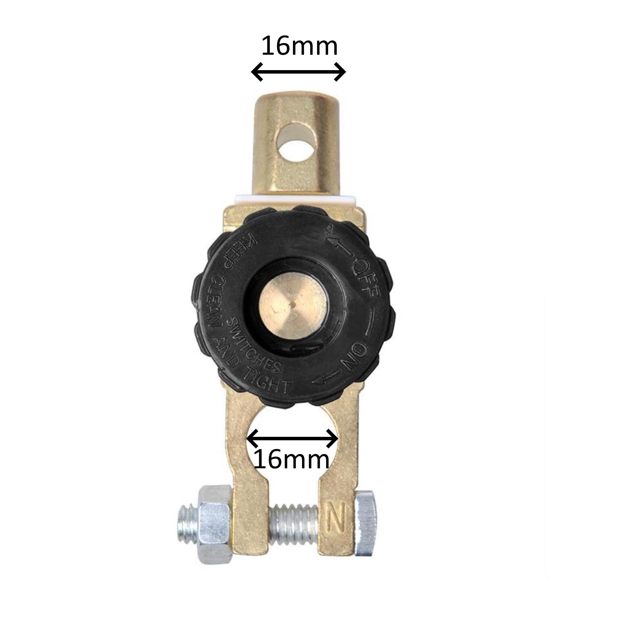 Proplus Accupoolklem (-) 17,5Mm Met Stroomonderbreker Proplus Accupoolklem (-) 17,5Mm Met Stroomonderbreker