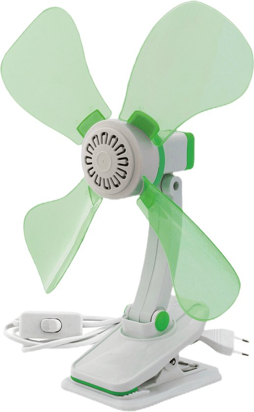 Eurotrail Tafelventilator Opvouwbaar 230V - Green White