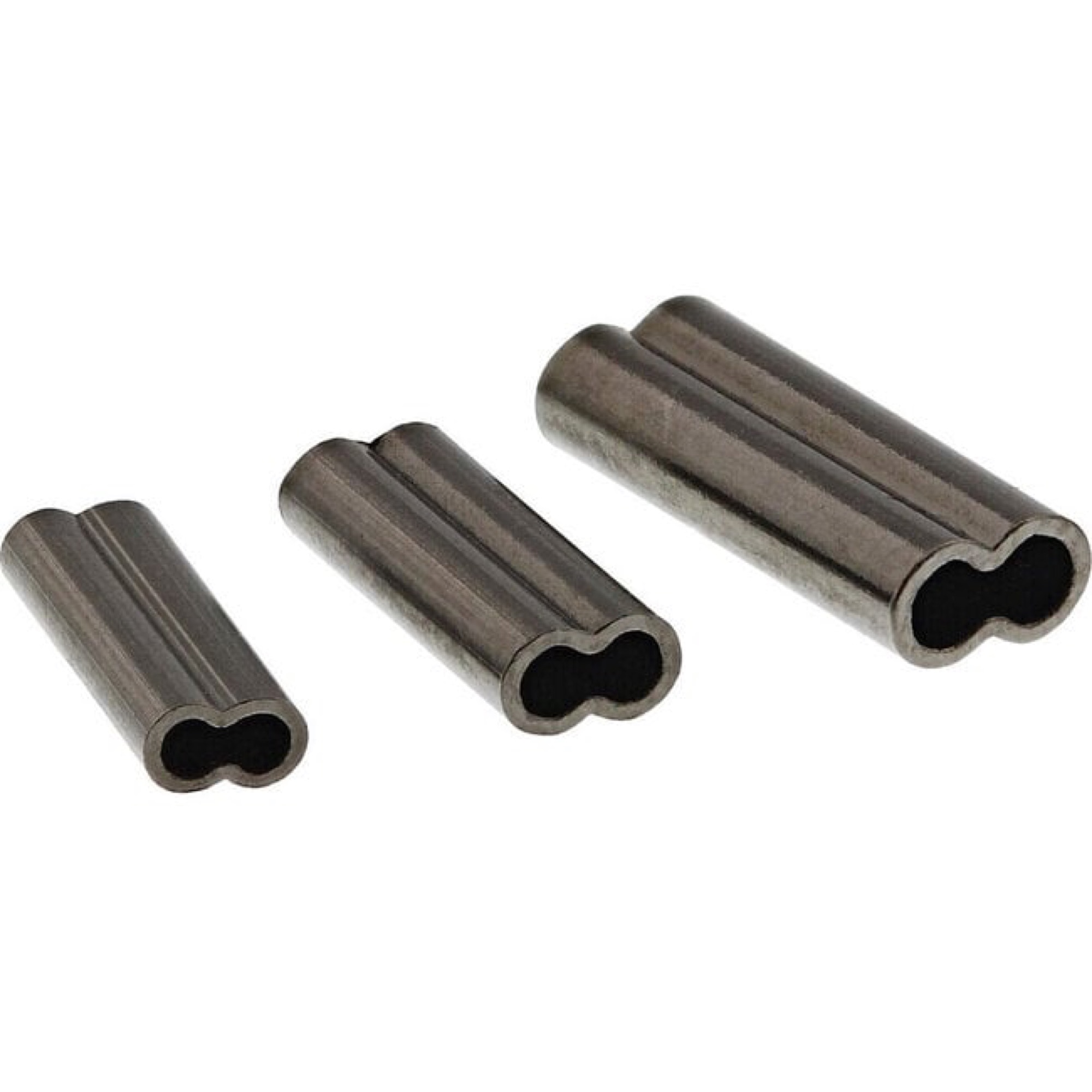 Spro Matte Black W-Brass Crimp # 0.8x1.7Xl8