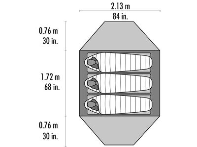 MSR Lichtgewicht Tent Elixir 3