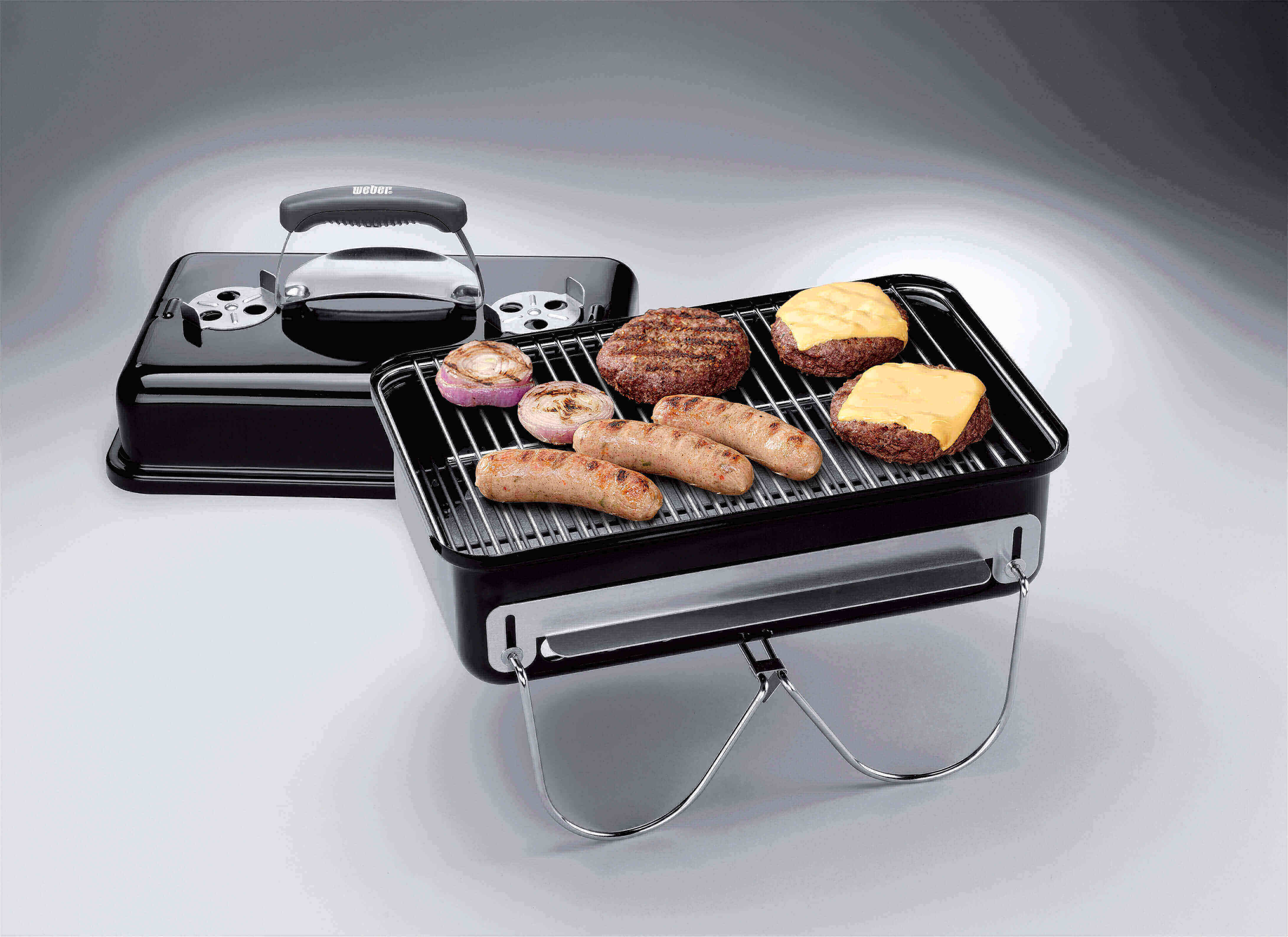 Weber Go-Anywhere Briketten/Houtskool Versie