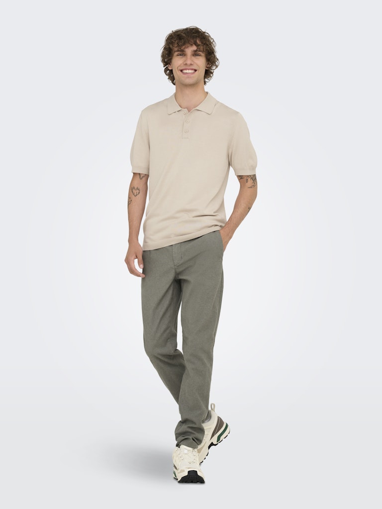 Only & Sons Wyler Life Reg 14 Ss Polo Knit Heren