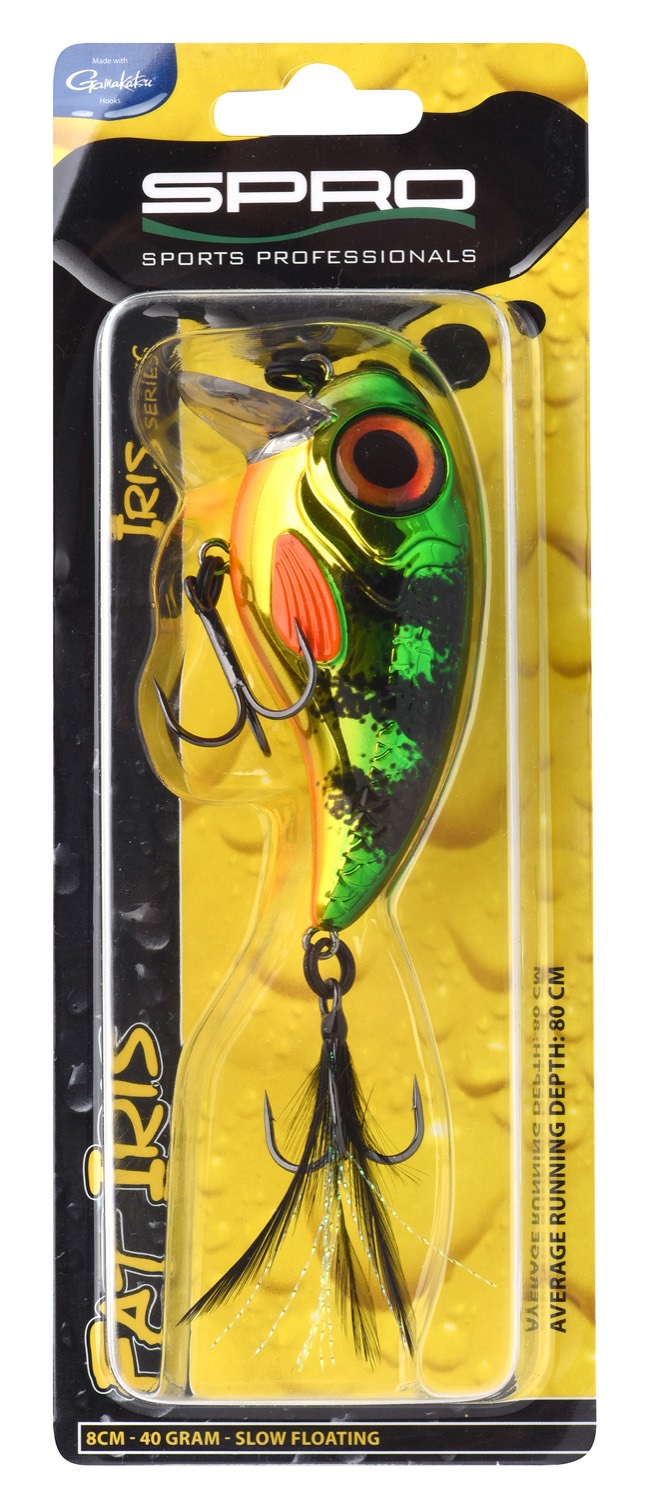 Spro Fat Iris 80Cr Hardlure F.Tiger 8cm 40g