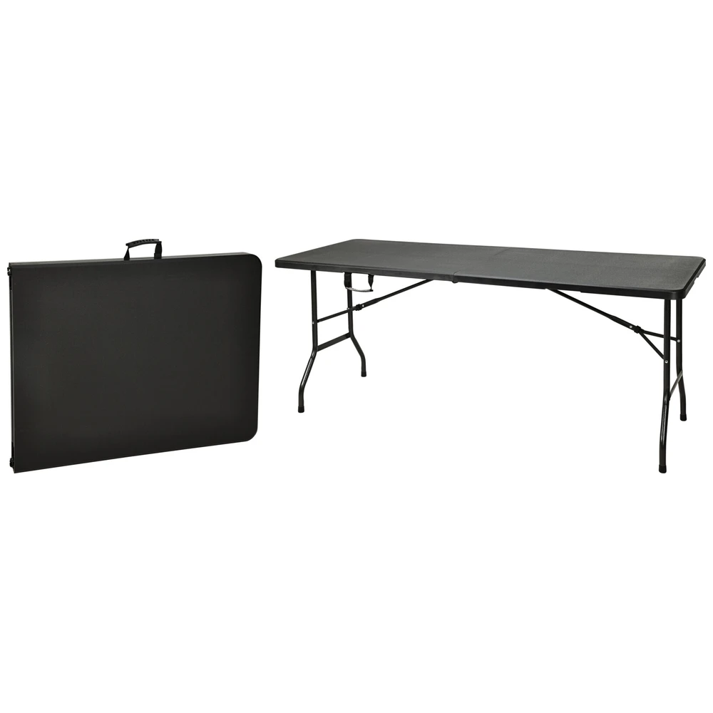 Vouwtafel Zwart 180X70X74 CM