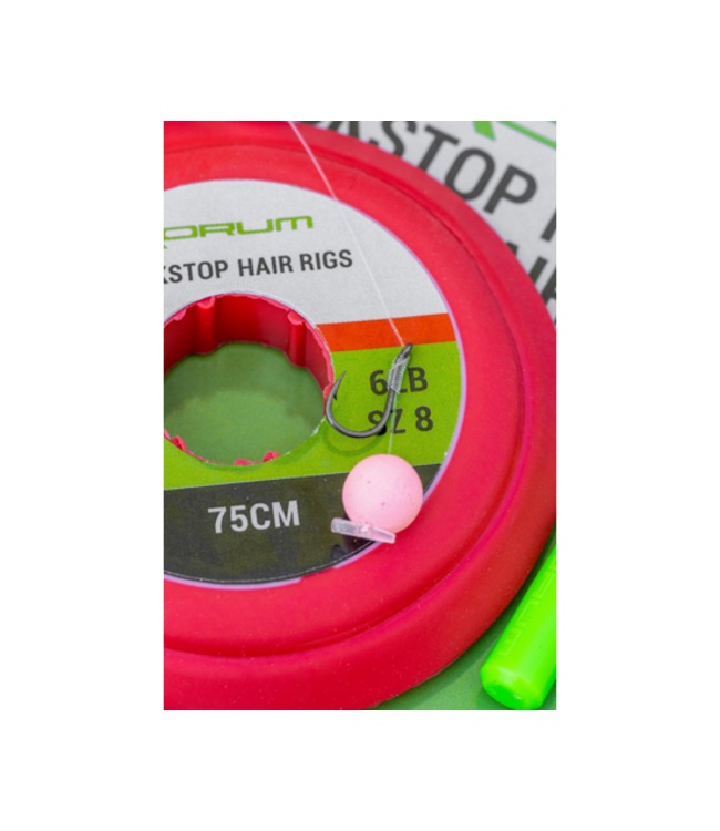 Korum Quickstop Feeder Hair Rigs Haak10 0.19mm 75cm
