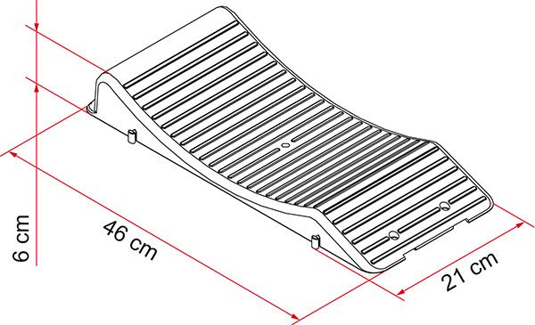 Fiamma Wheel Saver 2 Stuks Grijs