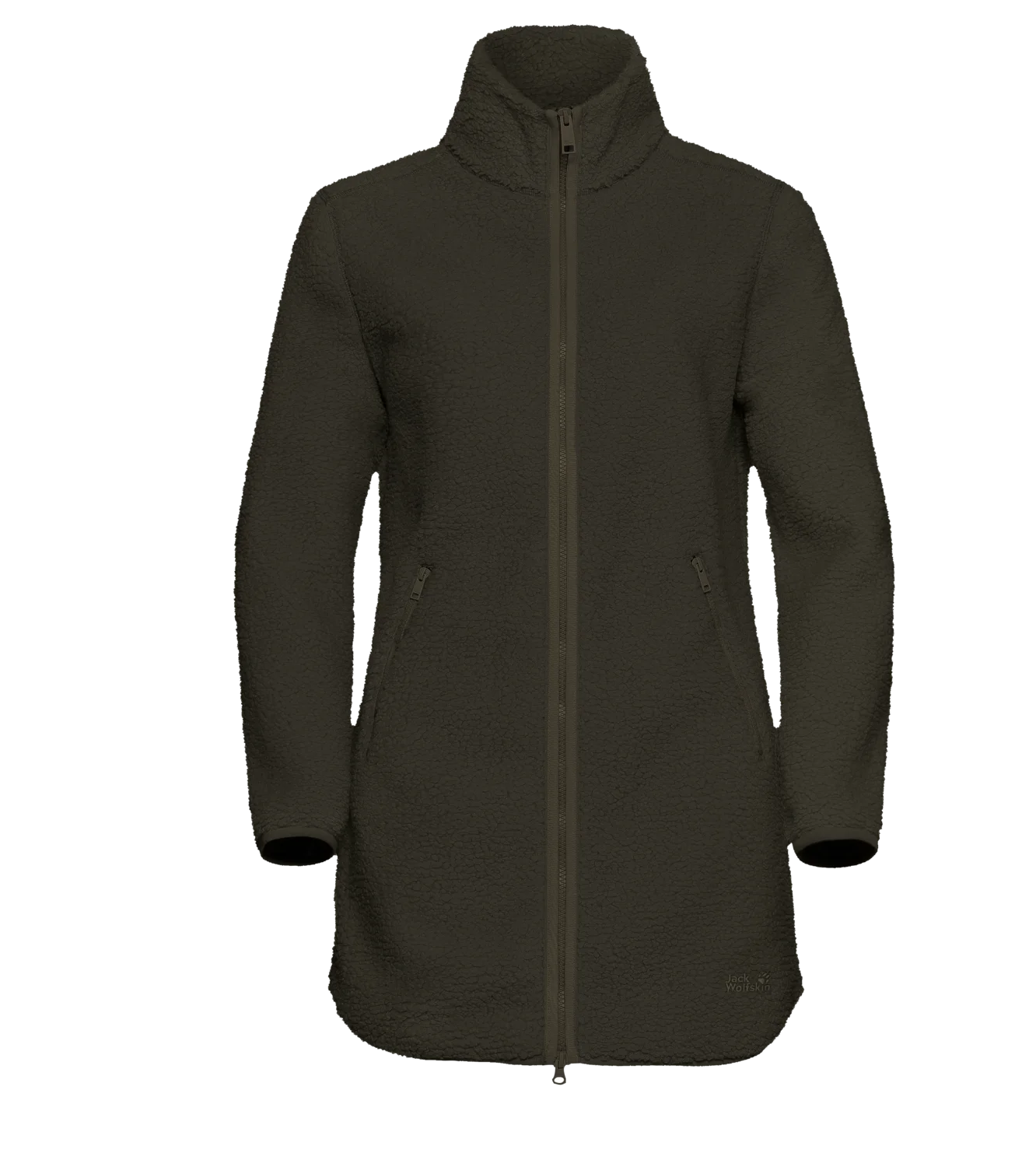 Jack Wolfskin Midlayer High Curl Coat Dames Jack Wolfskin Midlayer High Curl Coat Dames