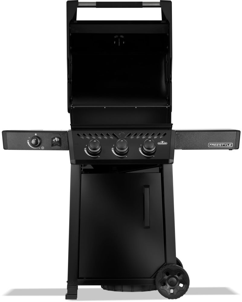 Napoleon Freestyle 365, Met Zijbrander, Zwart