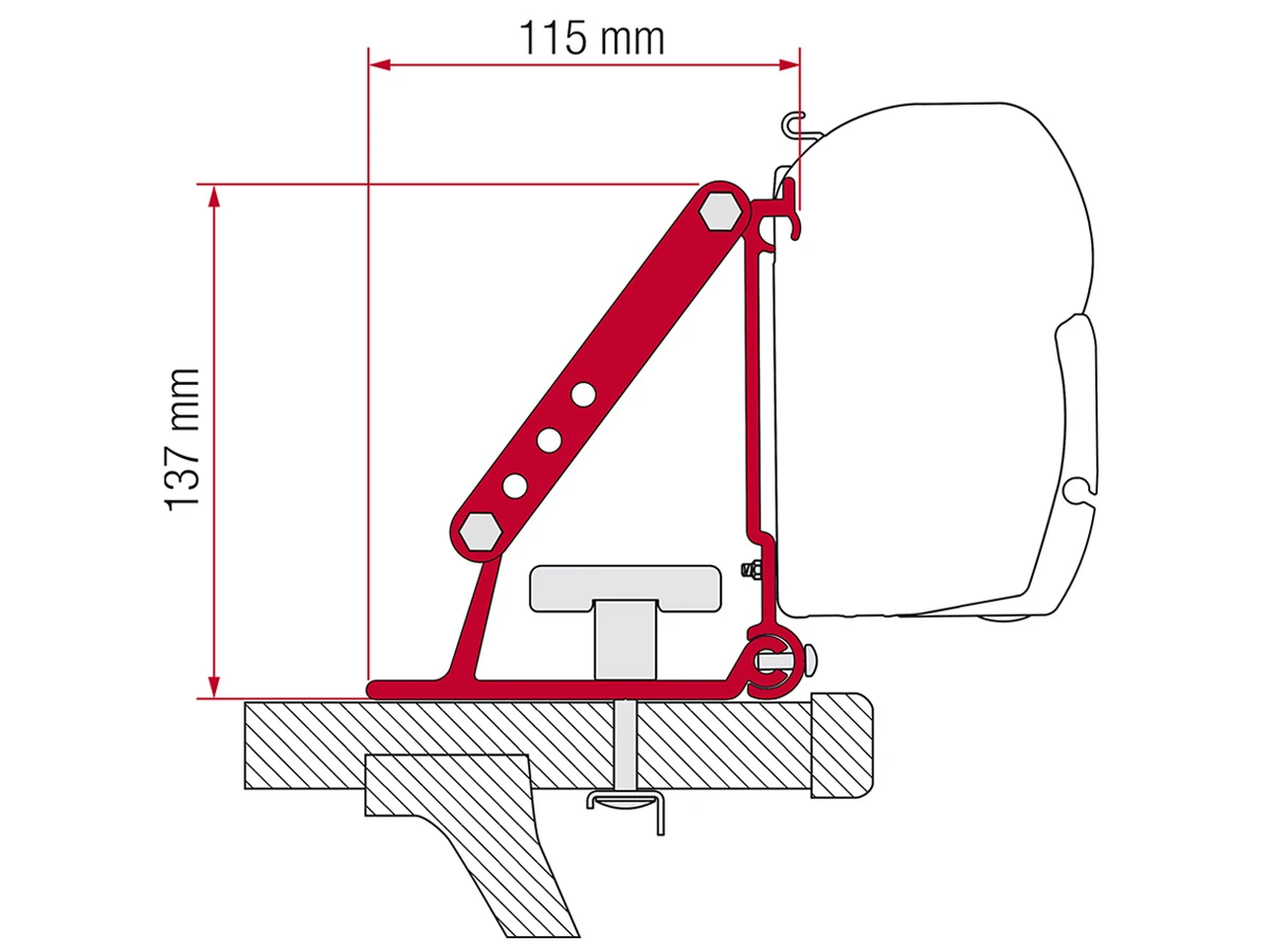 Fiamma Kit Auto Adapter 2 Stuks