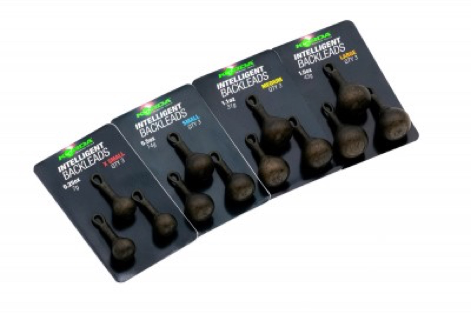 Korda Intelligent Backleads - 1,1 OZ, 31Gr - 3 Per Pack