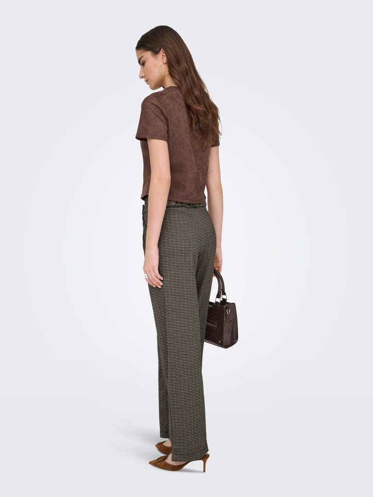 JDY Geggo Mia Long Check Pant Dames
