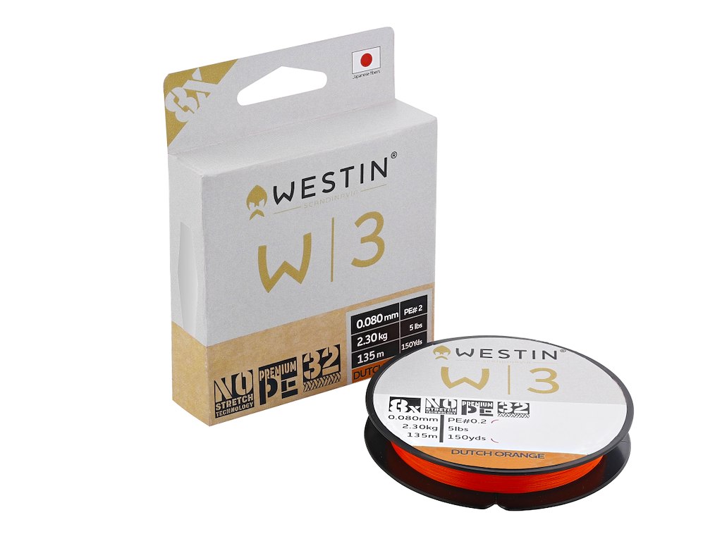 Westin W3 8 Braid Dutch Orange 0,14Mm 135M