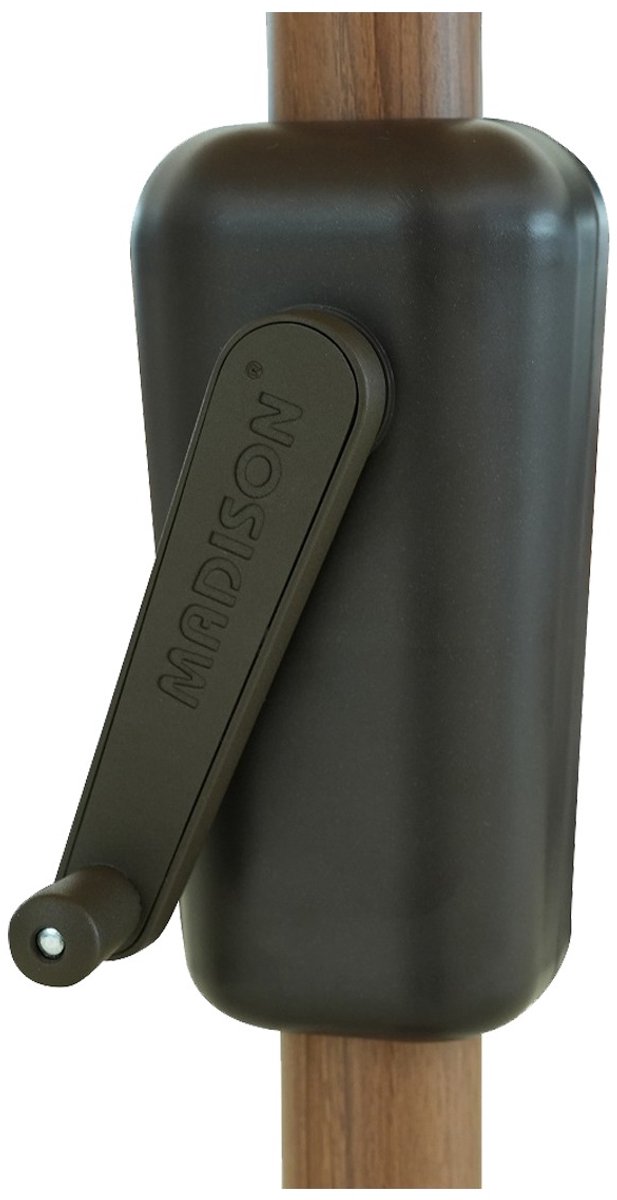 Madison Parasol Lisabon Teak 300Cm Olifin Mellow Champagne