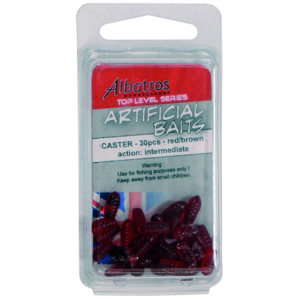 Albatros Artificial Baits Casters Red