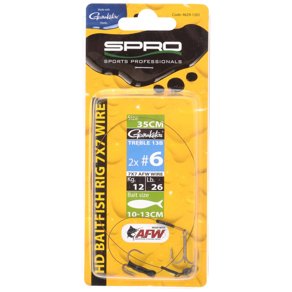 Spro Hdbaitf Rig 12Kg 35Cm Size 6