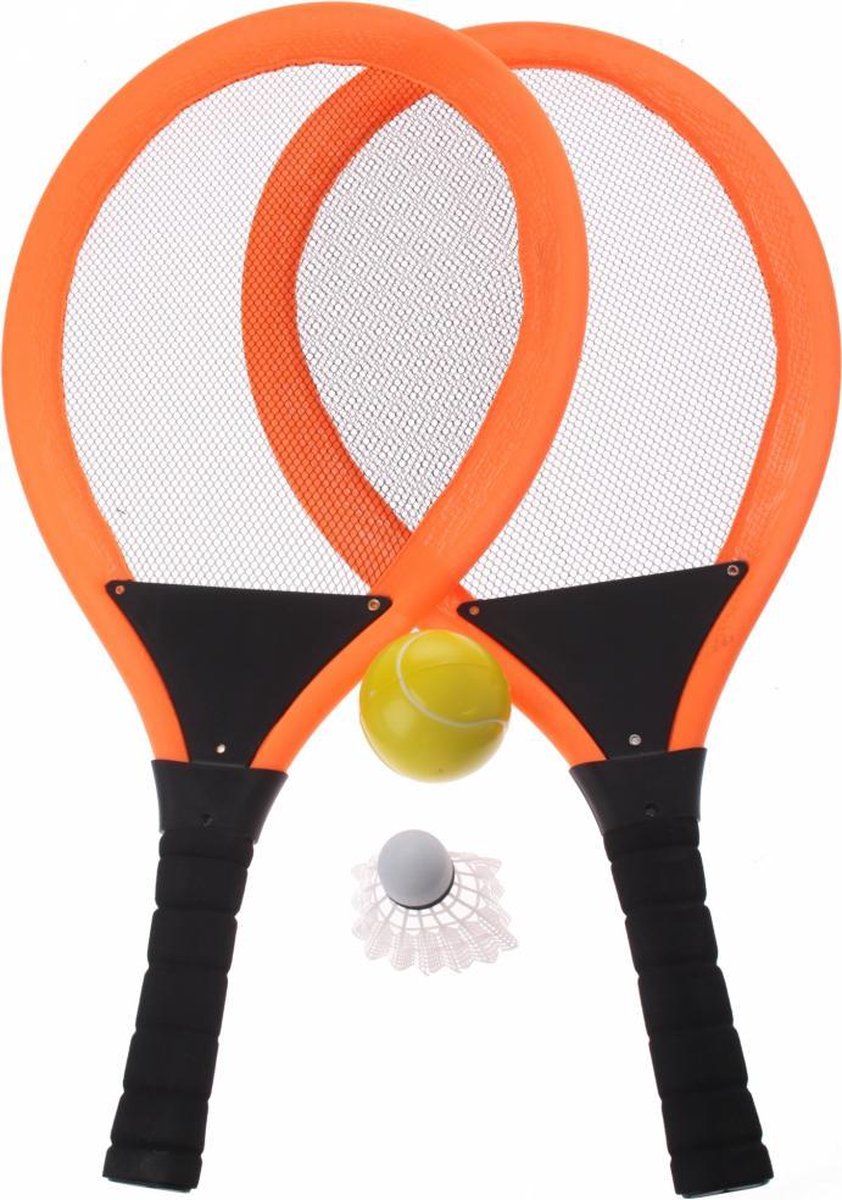 Eddy Toys Tennisset Groot 4Pcs 3Ass PV