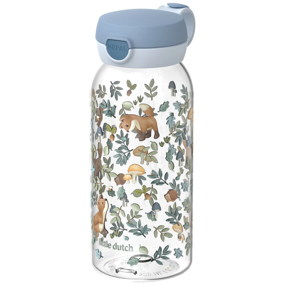 Mepal Drinkfles Met Flipdop Campus 600 Ml - Forest Friends