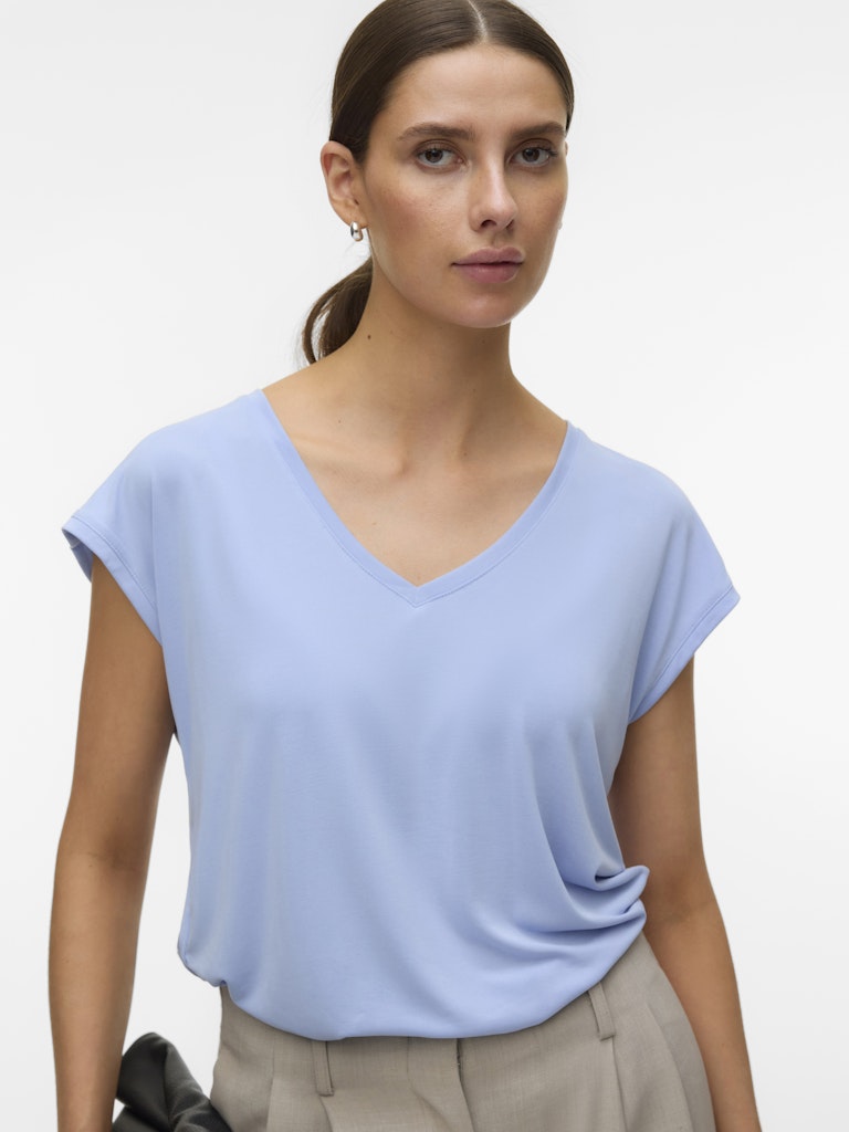 Vero Moda Filli SS V-Neck Tee Dames
