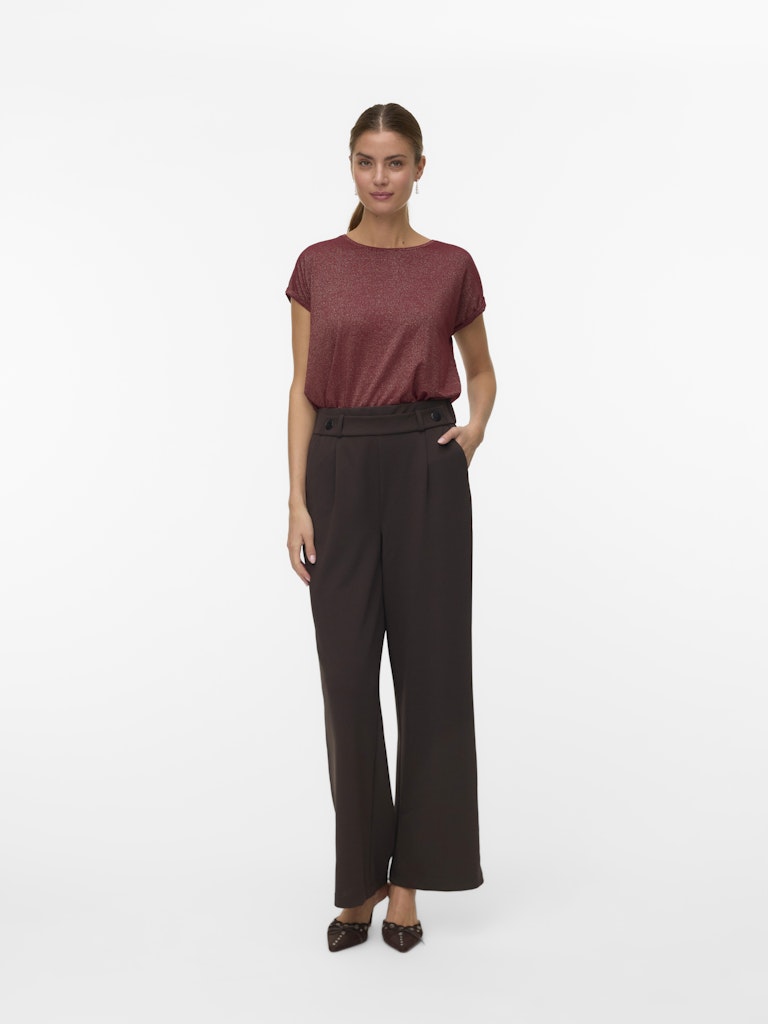 Vero Moda Lava Glitter SS Top Stripe Dames