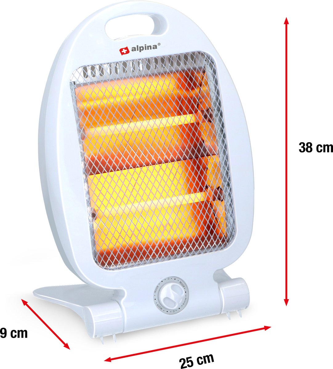 Alpina Kachel Kwarts 800W op Voet