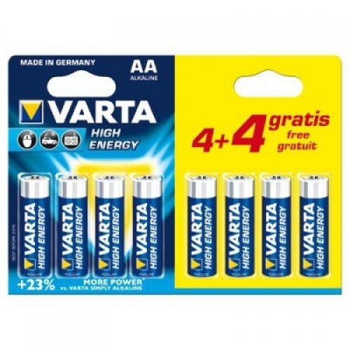 Varta Batterij Aa 4+4 Gratis