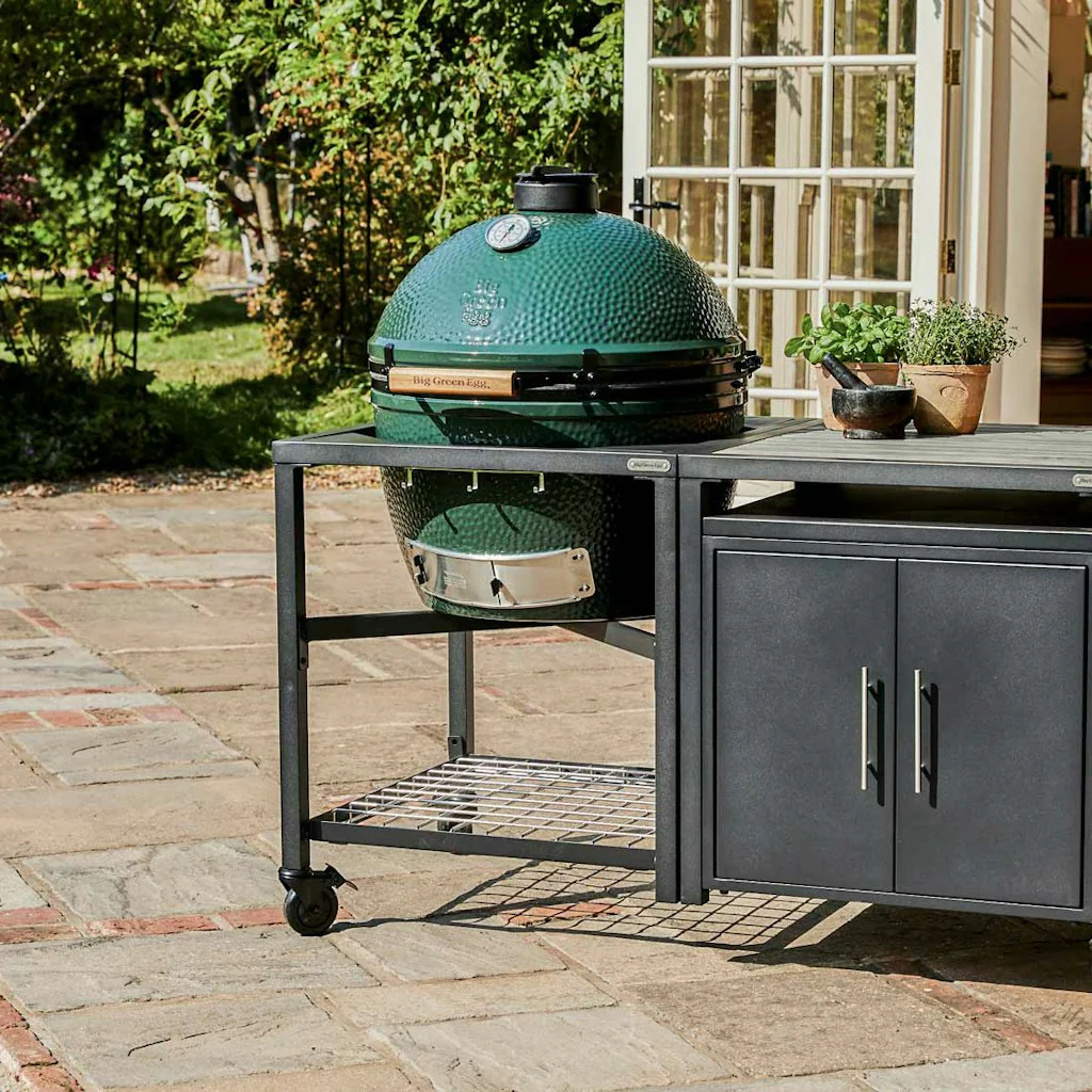 Big Green Egg Distressed Acacia Wood Insert