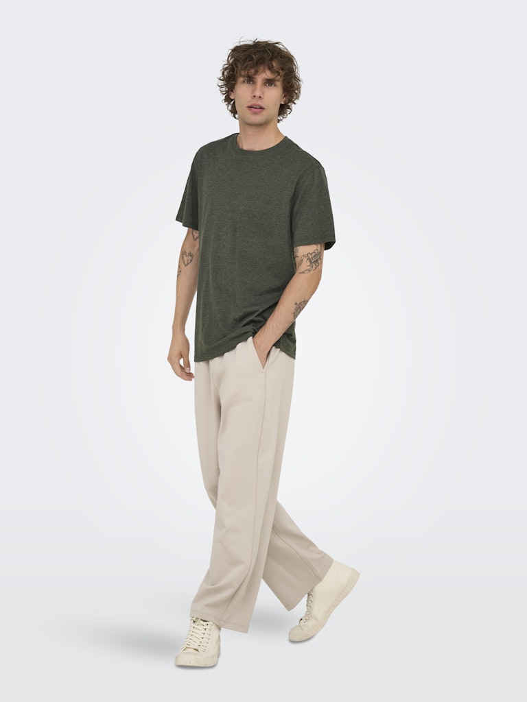 Only & Sons Max Life Ss Stitch Tee Heren