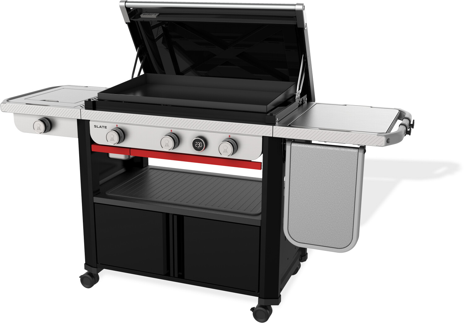 Weber Slate GPSB 76 Cm Premium Plancha Black