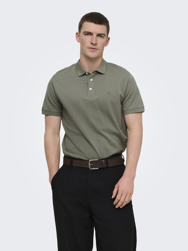 Only & Sons Fletcher Life Slim SS Polo Heren