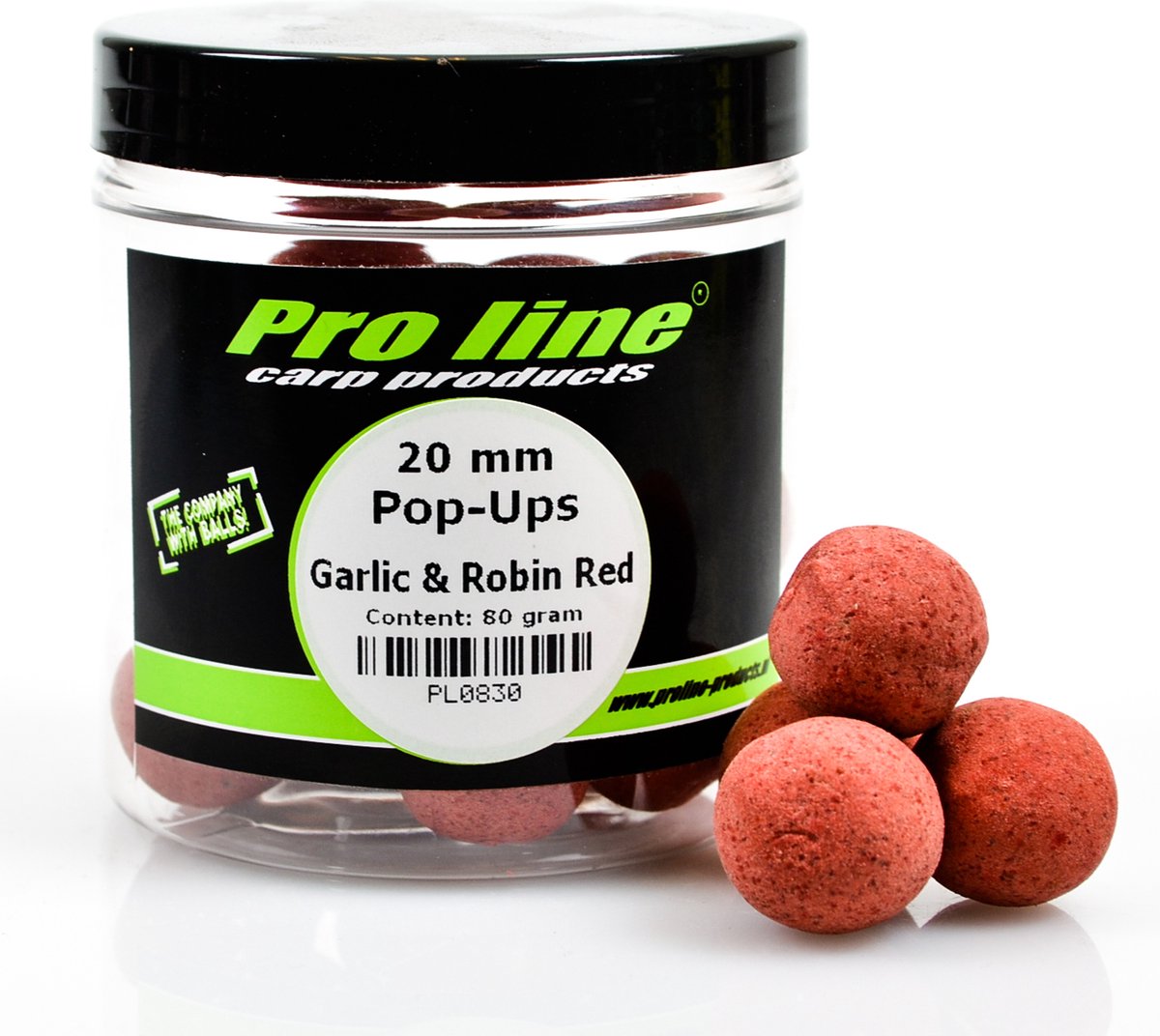 Pro Line Garlic Robin Red Pop Ups 80G 20Mm
