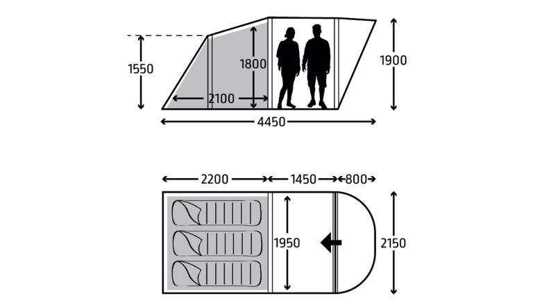 Kampa Tent Brean 3 Air 