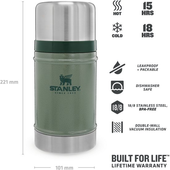 Stanley The Legendary Food Jar 0.7l/24oz – Hammertone Green