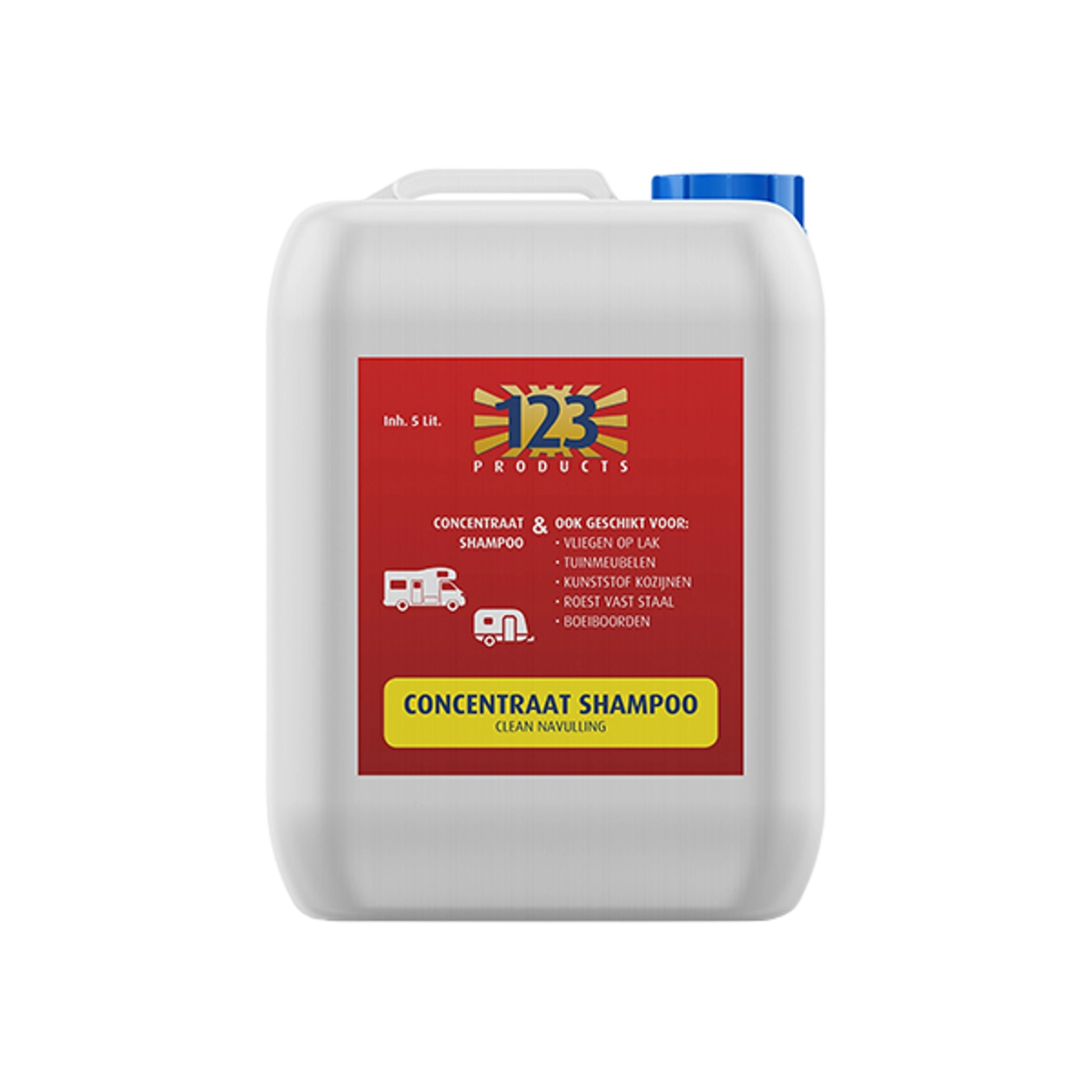 123 Products Clean Concentraat Shampoo 5 Liter