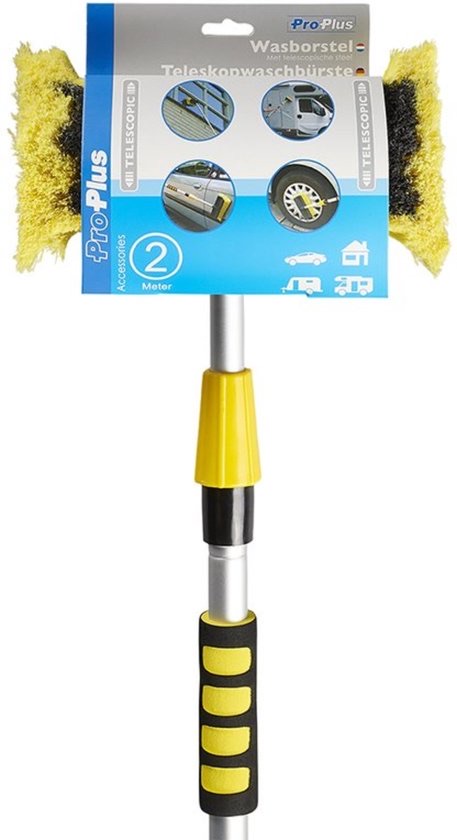 ProPlus Wasborstel Professional Telescopische Steel 2 Meter
