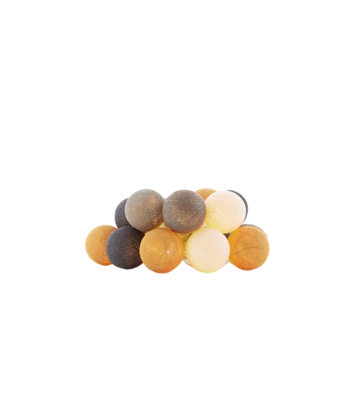 Cotton Ball Lights Lichtslinger - Glamping Natural Extension Kit