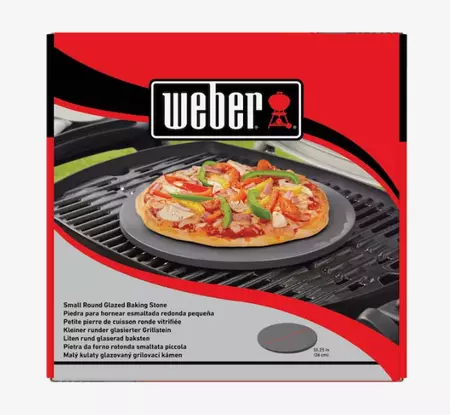 Weber Geglazuurde Pizzasteen Klein Ronde 26Cm