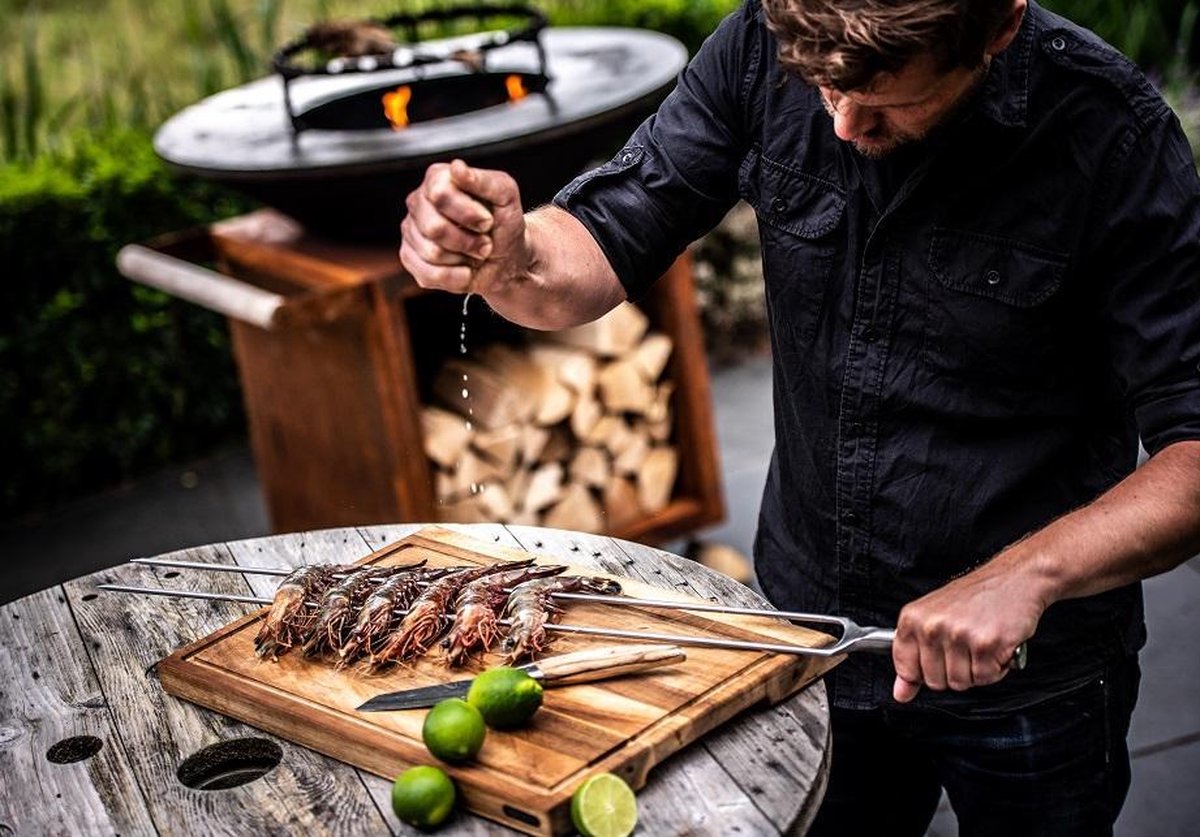 Forged Churrasco Forged Olive Vorkspies 70 Cm