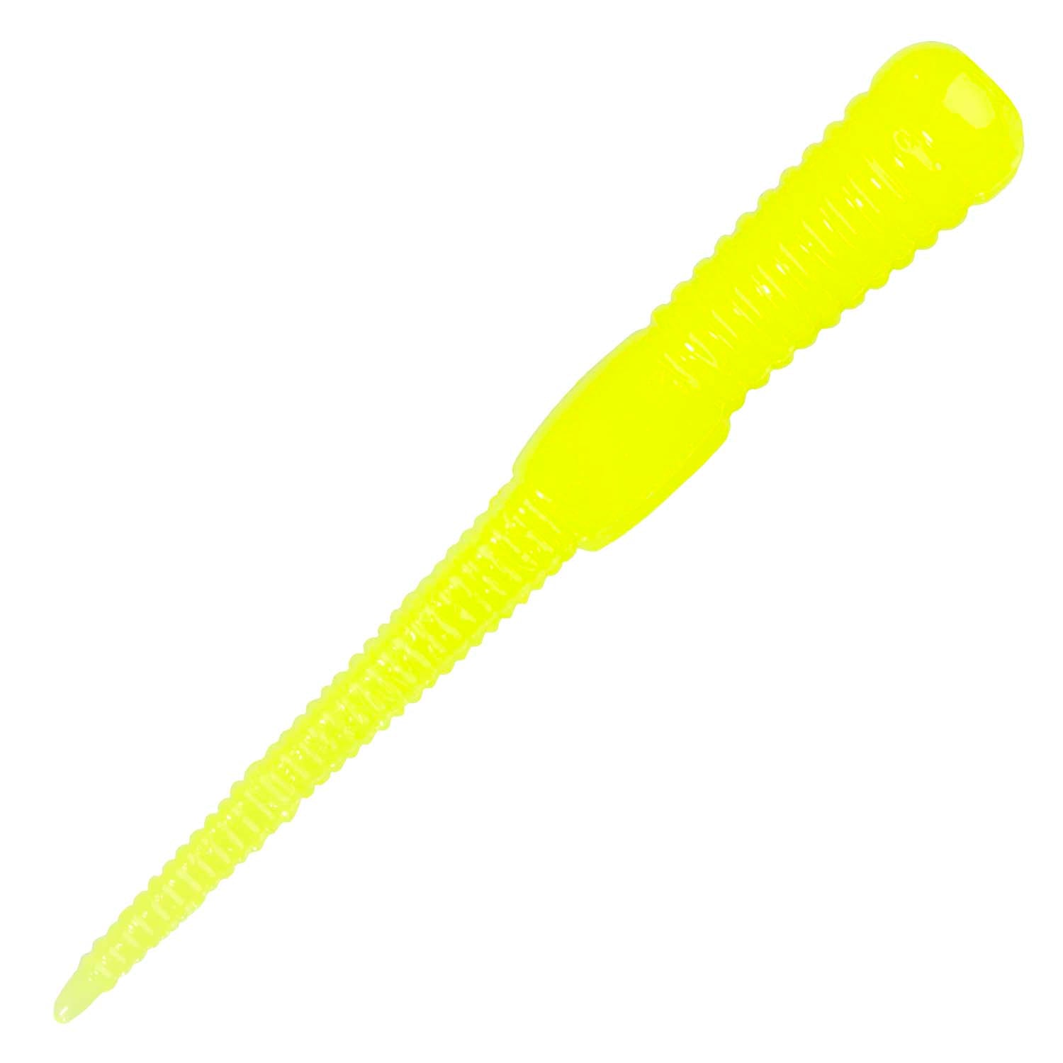 Zman Micro Wormz Hot Chartreuse 2"