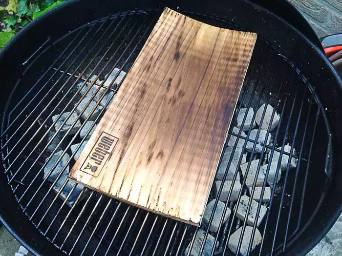 Weber Rookplank Cederhout Groot