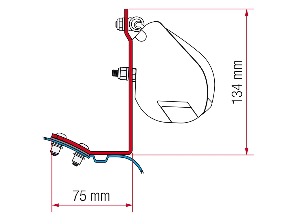Fiamma Kit F35 Pro Mercedes Vito Marco Polo