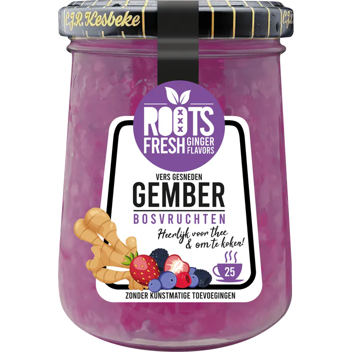 KESBEKE POT GEMBER BOSVRUCHTEN 235 GR KESBEKE POT GEMBER BOSVRUCHTEN 235 GR