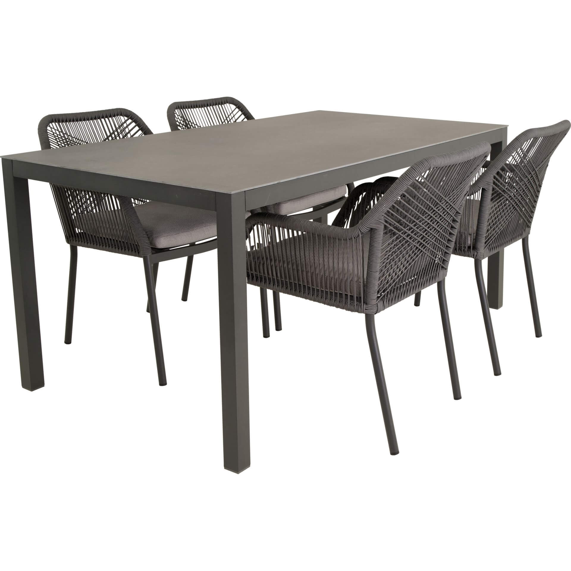 Leslie Living Stapelstoel Akita Grijs