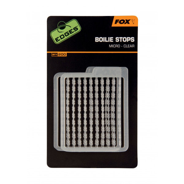 Fox Edges Boilie Stops Standard Clear