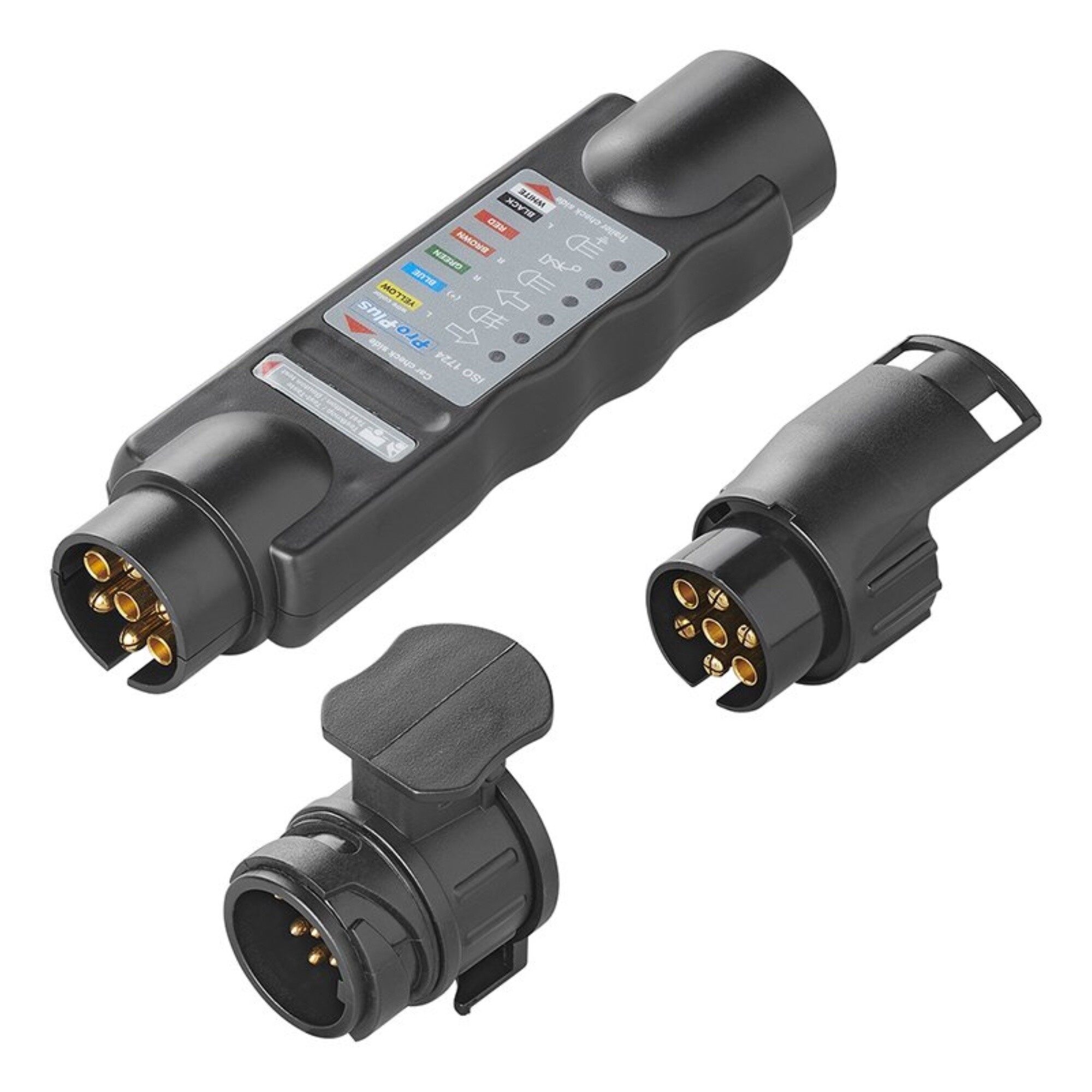 Proplus Stekkertester 7-Polig 12V Set Met 2 Adapters