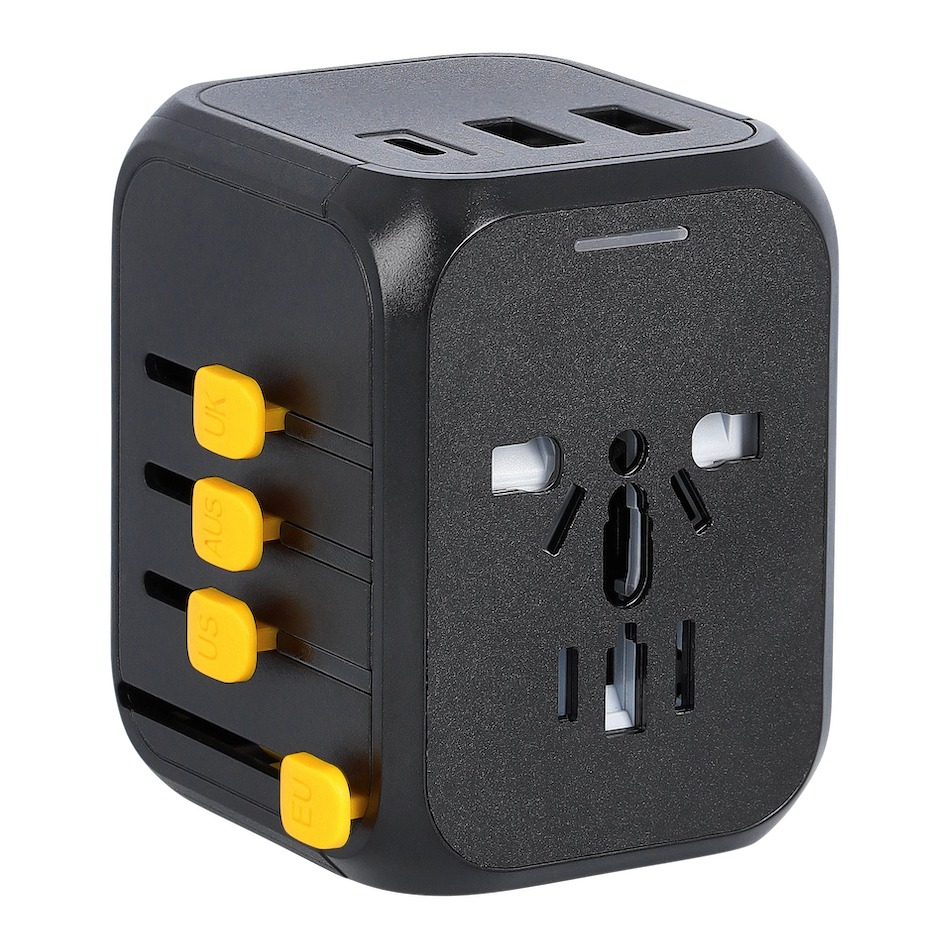 WakaWaka Travelcharger Wereldstekker met USB-C en USB-A