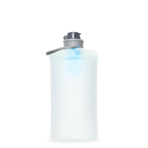Hydrapak Flux+ 1.5L Drinkfles Clear/HP Blue