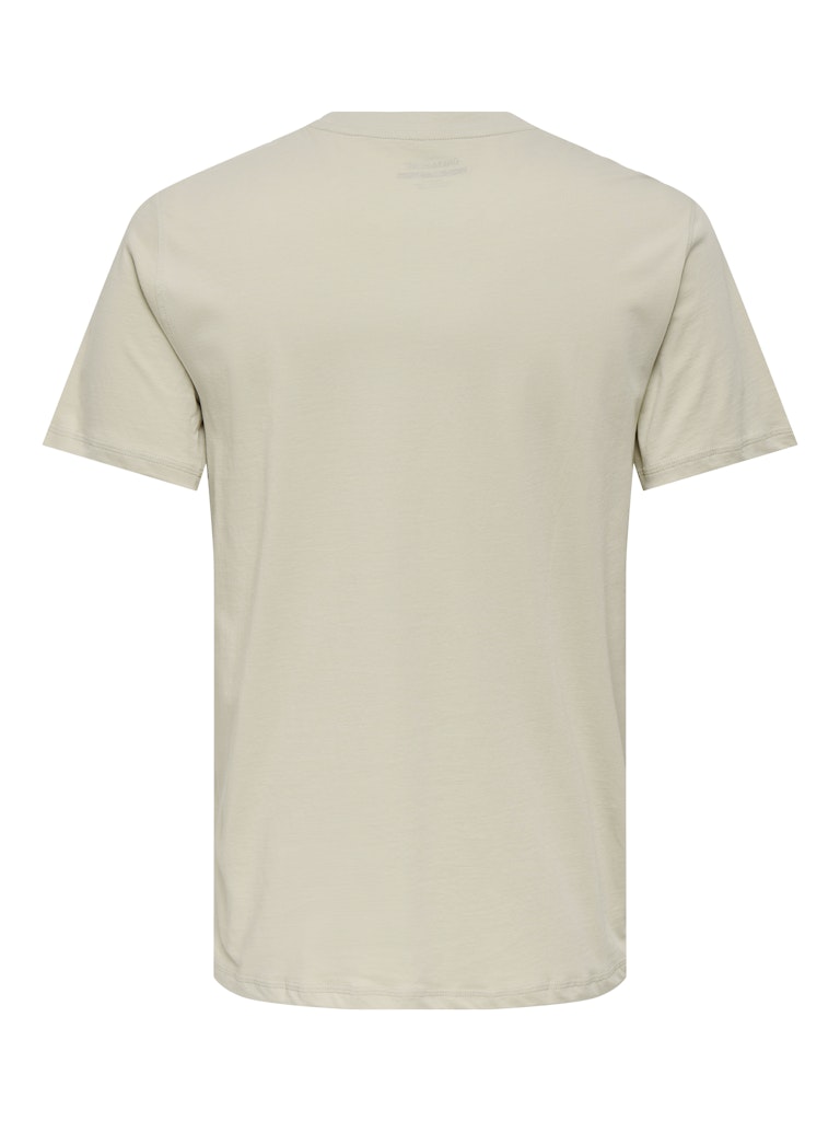 Only & Sons Max Life Reg Stitch Tee Heren