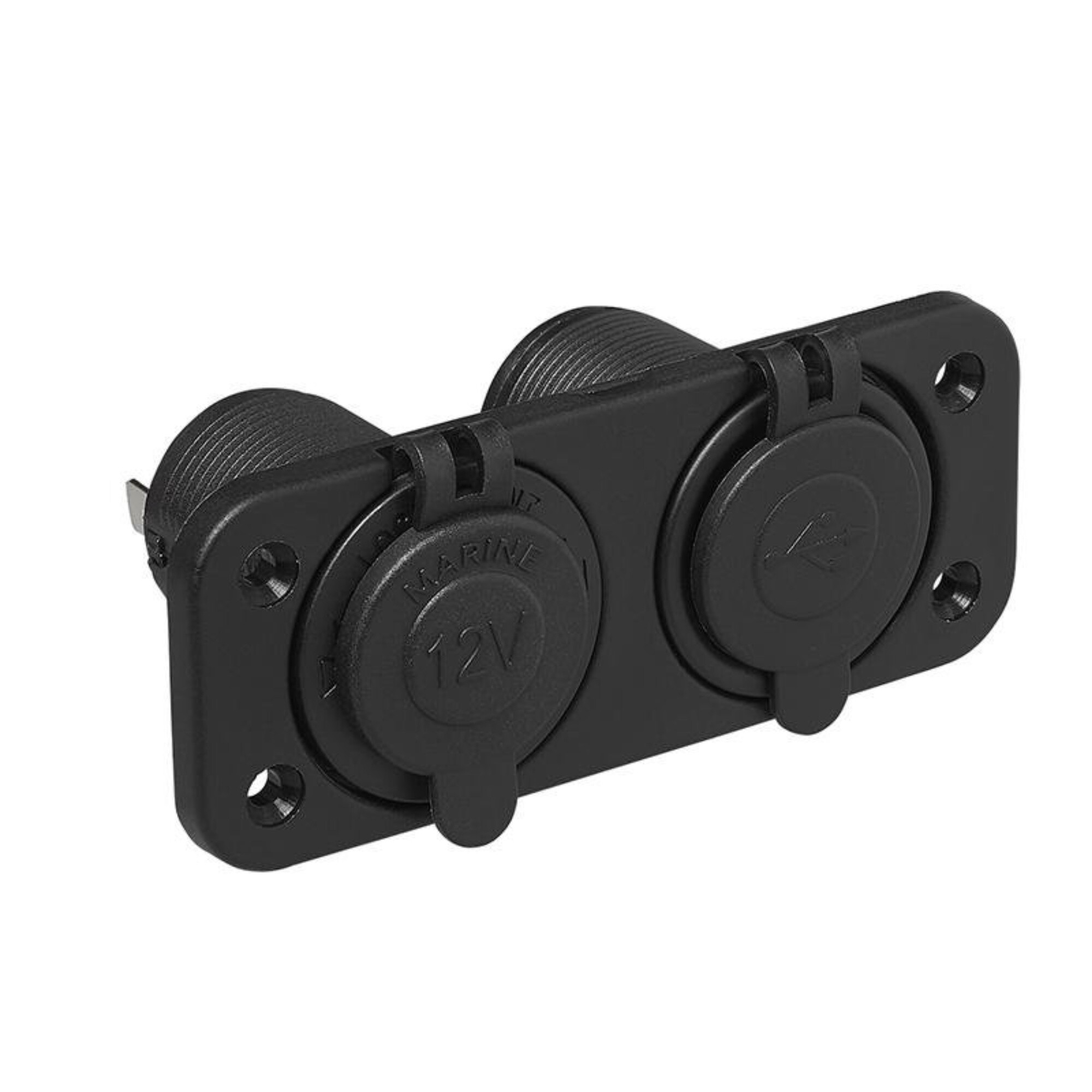 Proplus Inbouw Kit: Stekkerdoos Din + Usb Poort Dubbel 2X2100Ma Proplus Inbouw Kit: Stekkerdoos Din + Usb Poort Dubbel 2X2100Ma