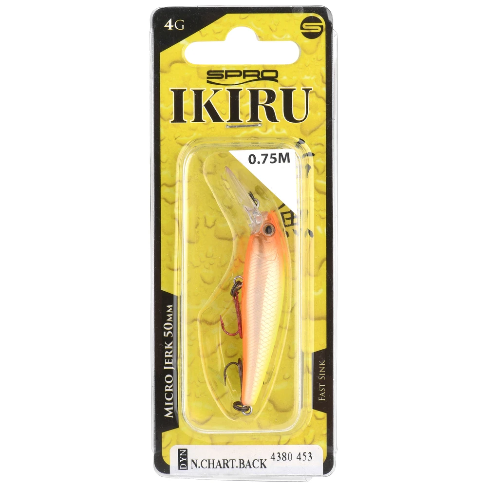 Spro Ikiru Micro Jerk 50 Chart Back